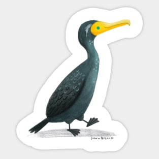 Double Crested Cormorant Sticker